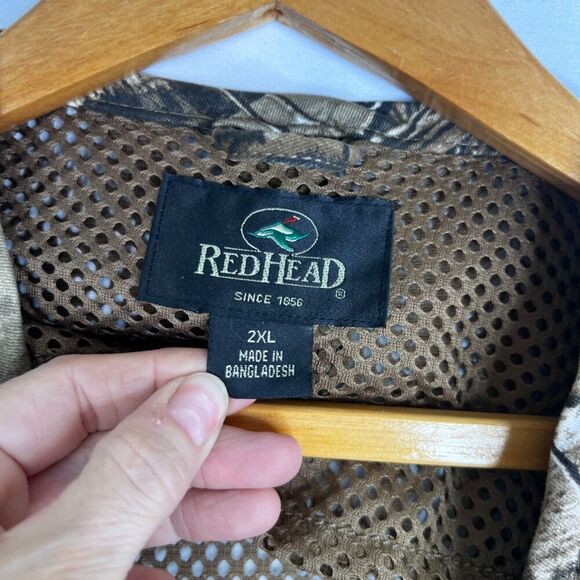 RedHead RealTree Camo Mesh Back Game Pocket Zip Up Hunting Fishing Vest Size 2XL - Picture 15 of 15